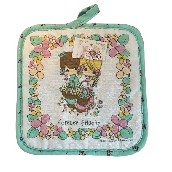 Vintage Precious Moments Forever Friends Oven‎ Mit 1991 Made in USA Collectible - Picture 1 of 4